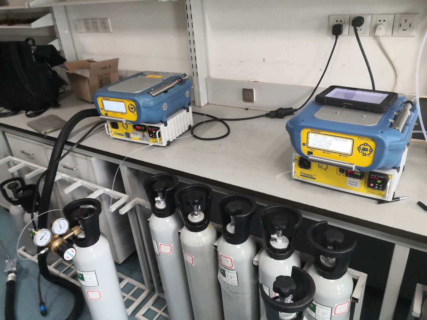 內(nèi)蒙古環(huán)境監(jiān)測站地標(biāo)現(xiàn)場驗證工作