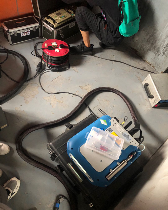 我司與北京譜尼用戶前往4s店噴漆車間測(cè)試