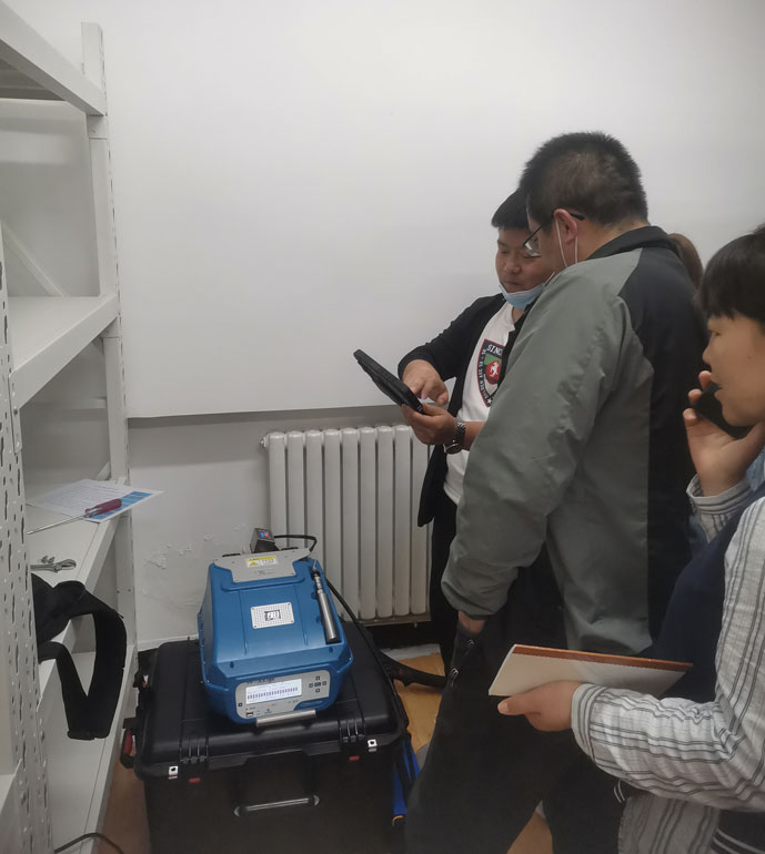 固原市生態(tài)環(huán)境監(jiān)測站PF-300驗收培訓