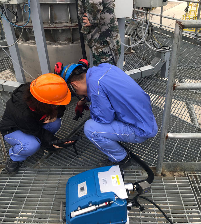 浙江石化揮發(fā)性有機物現(xiàn)場測試